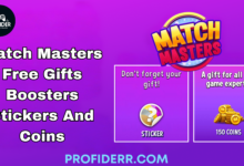 Match Masters Free Gifts, Boosters, Stickers, and Coins